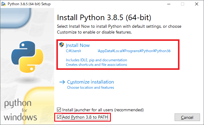 Python3のインストール02