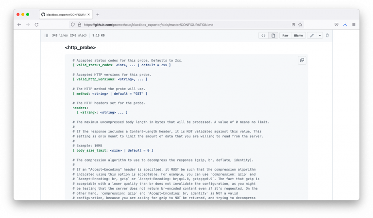 prometheus blackbox exporter example